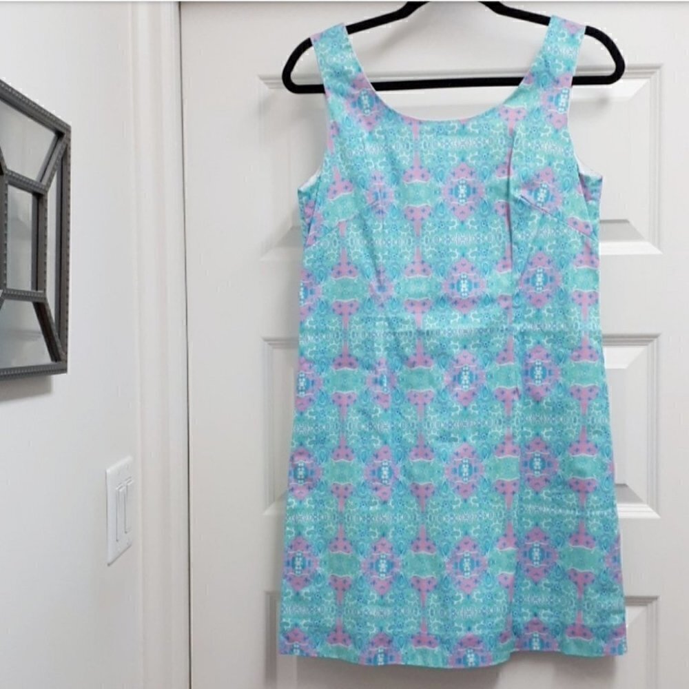 𝅺PASTEL baroque print mini dress by Kaeli Smith
